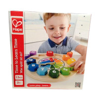 Деревяний пазл-сортер Hape Годинник (E8043)
