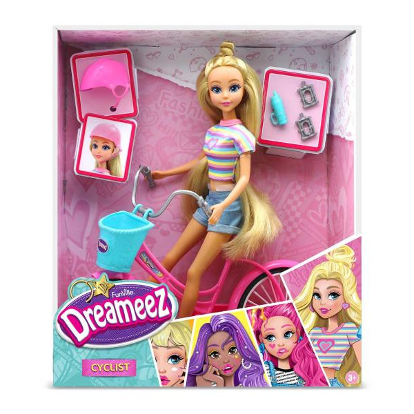 Ігровий набір Dreameez з лялькою Велосипедистка (FV81023)