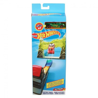 Автотрек Hot Wheels Шалені тренування Електрична вежа (FWM85-FWM86)