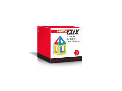 Магнітний конструктор Guidecraft PowerClix Frames Базовий набір, 6 деталей (G9480)