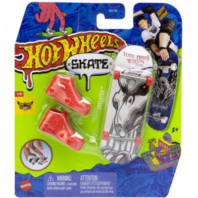 Ігровий набір Hot Wheels Фінгерборд та взуття для пальців Skeletos (HGT46-S)