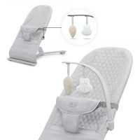 Шезлонг-гойдалка Kinderkraft Mimi Light Grey (KBMIMI00LGR0000)