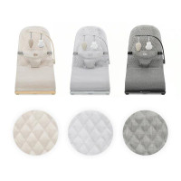 Шезлонг-гойдалка Kinderkraft Mimi Light Grey (KBMIMI00LGR0000)