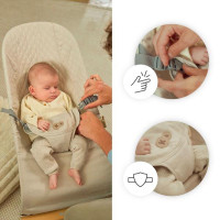 Шезлонг-гойдалка Kinderkraft Mimi Light Grey (KBMIMI00LGR0000)