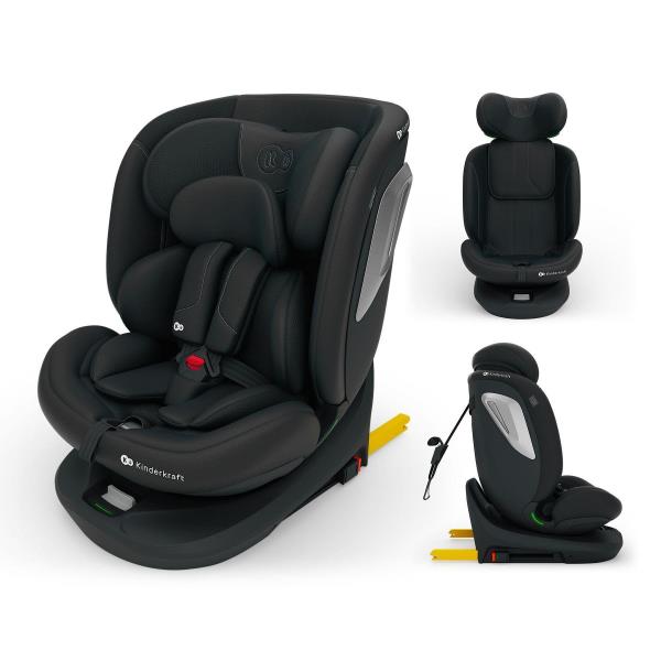 Автокрісло Kinderkraft i-Grow 2 Plus i-Size чорний (KCIGRO02BLKPL00)