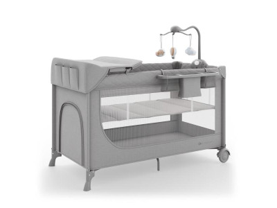 Коляска-манеж з пеленатором Kinderkraft Leody Up Grey (KCLEODUPGRY00AC) Коляска-манеж з пеленатором Kinderkraft Leody Up Grey (KCLEODUPGRY00AC)