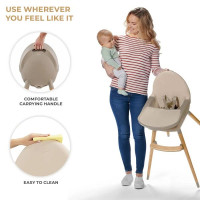 Стільчик для годування 2 в 1 Kinderkraft Fini 2 бежевий (KHFINI02BEG0000)