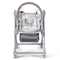 Стільчик для годування Kinderkraft Lastree сірий (KHLAST00GRY0000) Стільчик для годування Kinderkraft Lastree сірий (KHLAST00GRY0000)