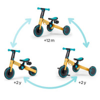 Триколісний велосипед 3 в 1 Kinderkraft 4TRIKE Primrose Yellow (KR4TRI00YEL0000)