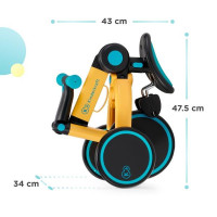 Триколісний велосипед 3 в 1 Kinderkraft 4TRIKE Primrose Yellow (KR4TRI00YEL0000)