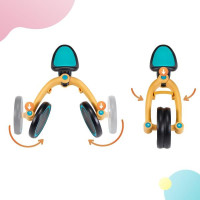 Триколісний велосипед 3 в 1 Kinderkraft 4TRIKE Primrose Yellow (KR4TRI00YEL0000)