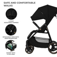 Прогулянкова коляска Kinderkraft Trig 3 Onyx Black (KSTRIG03BLK0000) Прогулянкова коляска Kinderkraft Trig 3 Onyx Black (KSTRIG03BLK0000)
