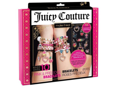 Набір для створення шарм-браслетів Make it Real Juicy Couture Рожевий зорепад 470 ел. (MR4408) Набір для створення шарм-браслетів Make it Real Juicy Couture Рожевий зорепад 470 ел. (MR4408)