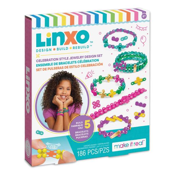 Набір для створення браслетів Make it Real Linxo Прикраси Вечірка (MR6110-2) Набір для створення браслетів Make it Real Linxo Прикраси Вечірка (MR6110-2)