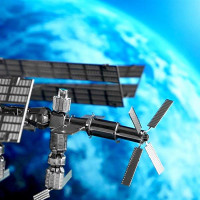 Колекційна модель-конструктор Metal Time Astronaut's Lodge Космічна станція МКС механічна (MT017)