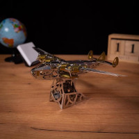 Колекційна модель-конструктор Metal Time Splashing Dreamer Боїнг-314 механічний (MT053)