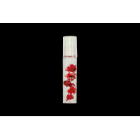 Олійка-блиск для губ в ролику Lukky Aqua Fleur з червоними квітами (T22005)
