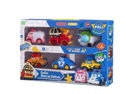 Ігровий набір Robocar Poli GoGo Рятівники делюкс 6 в 1 (ZR-914)