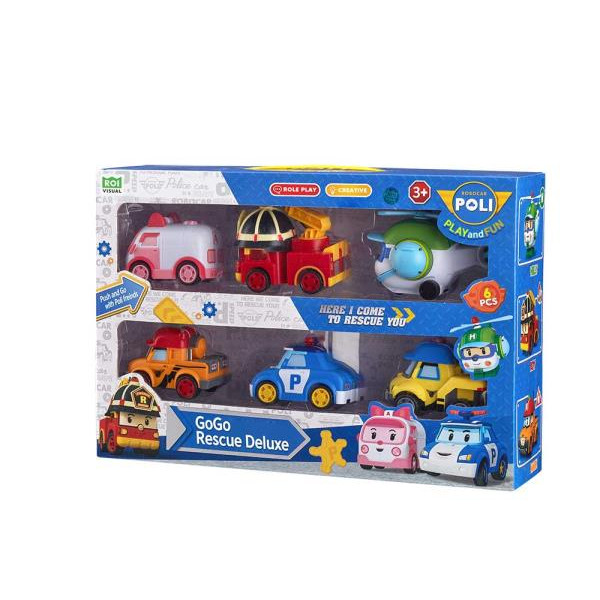 Ігровий набір Robocar Poli GoGo Рятівники делюкс 6 в 1 (ZR-914)