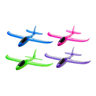 Літак-Планер метальний що світиться 48см Літак-Планер метальний що світиться 48см