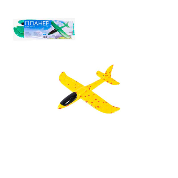 Літак планер 25 см C28006_Yellow