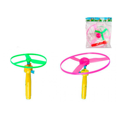 Дитяча Запускалка синя з двома гвинтами 8670-1_Pink-Yellow