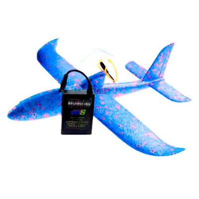 Планер метальний пінопласт чорний з електромотором CAR8300_Blue Планер метальний пінопласт чорний з електромотором CAR8300_Blue