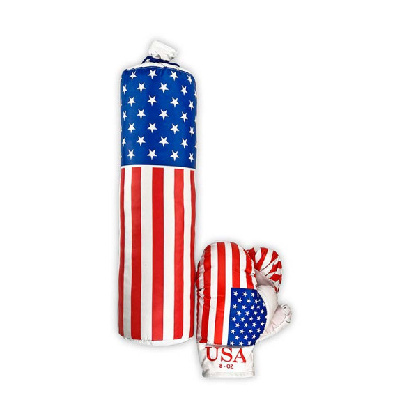 Боксерський набір Danko Toys "Америка" дитячий середній M-USA Боксерський набір Danko Toys "Америка" дитячий середній M-USA