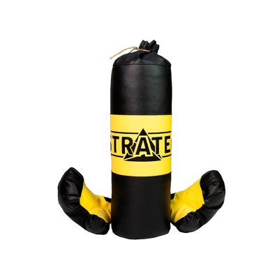 Боксерський набір жовто-чорний маленький NEW Strateg 2071