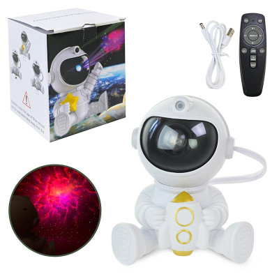 Нічник-проектор Астронавт зоряне небо з пультом та зарядкою YHY-05 Нічник-проектор Астронавт зоряне небо з пультом та зарядкою YHY-05