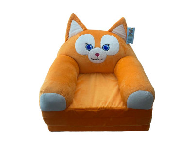 Дитяче крісло-диван НікоМ Лисичка 120х51х35 см 0387 Дитяче крісло-диван НікоМ Лисичка 120х51х35 см 0387