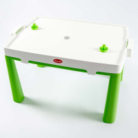 Стіл дитячий зелений + комплект для гри "Air Hockey" 04580/2 Стіл дитячий зелений + комплект для гри "Air Hockey" 04580/2