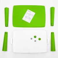 Стіл дитячий зелений + комплект для гри "Air Hockey" 04580/2