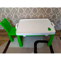 Стіл дитячий зелений + комплект для гри "Air Hockey" 04580/2