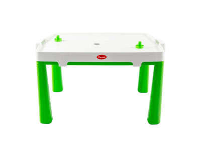 Стіл дитячий зелений + комплект для гри "Air Hockey" 04580/2 Стіл дитячий зелений + комплект для гри "Air Hockey" 04580/2