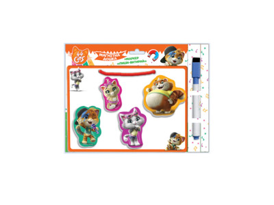 Гра Пиши та витирай "44 Коти" рос. VT3601-09 Гра Пиши та витирай "44 Коти" рос. VT3601-09