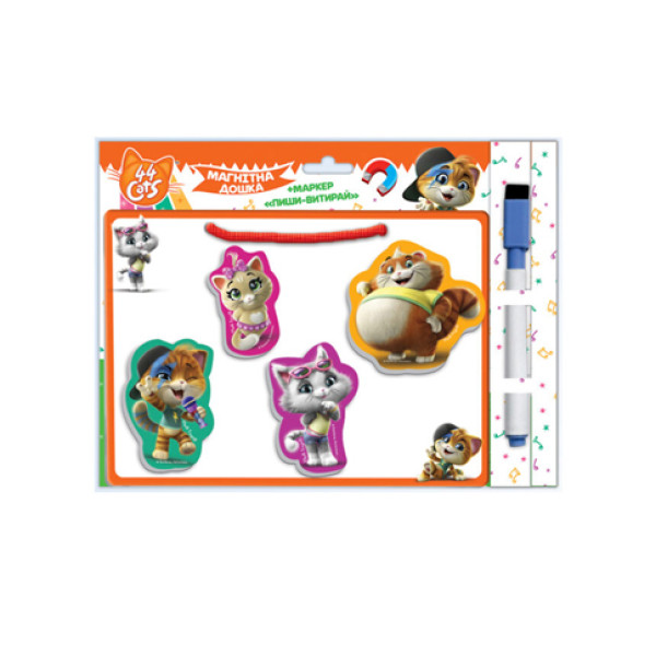Гра Пиши та витирай "44 Коти" рос. VT3601-09 Гра Пиши та витирай "44 Коти" рос. VT3601-09