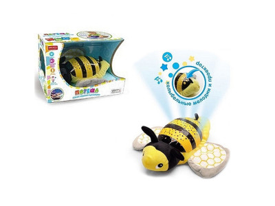 Нічник "Бджілка" м'яка світло музика ZYB-B2753-6