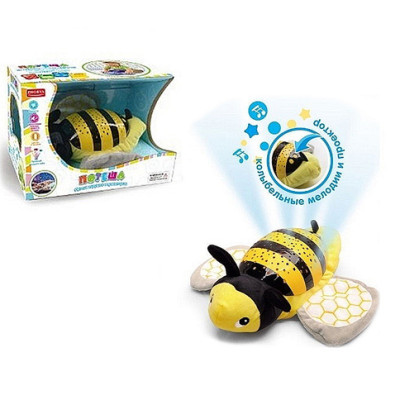Нічник "Бджілка" м'яка світло музика ZYB-B2753-6
