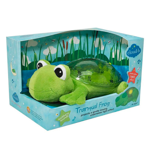 Іграшка нічник-жабка Tranquli 7423-FG