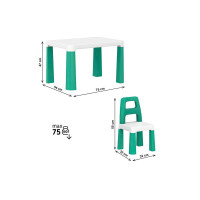 Дитячий стіл з двома стільцями ТехноK 0440 Дитячий стіл з двома стільцями ТехноK 0440