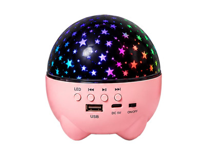 Нічник LED Bluetooth LT-750_Pink
