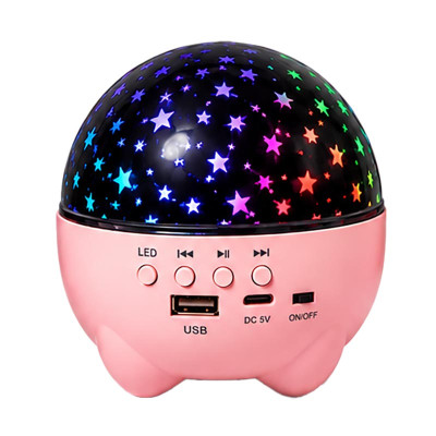 Нічник LED Bluetooth LT-750_Pink