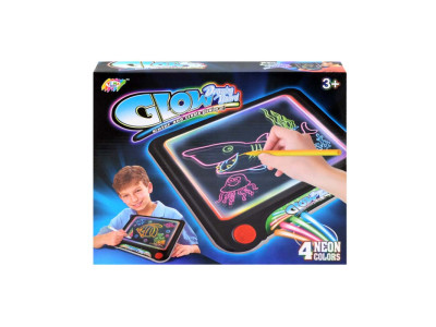 Магічна дошка для малювання з 3D-ефектом з підсвіткою і фломастерами YM161