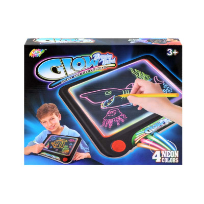 Магічна дошка для малювання з 3D-ефектом з підсвіткою і фломастерами YM161 Магічна дошка для малювання з 3D-ефектом з підсвіткою і фломастерами YM161