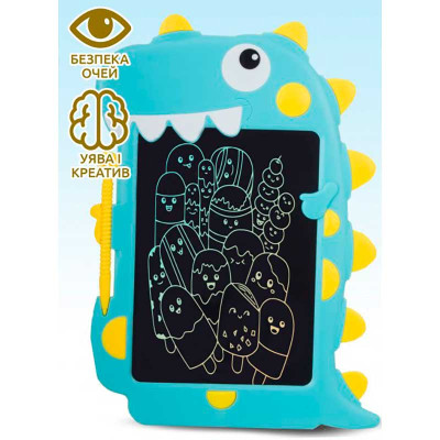 Іграшка планшет для малювання LCD динозавр кольоровий екран NC2272 Іграшка планшет для малювання LCD динозавр кольоровий екран NC2272