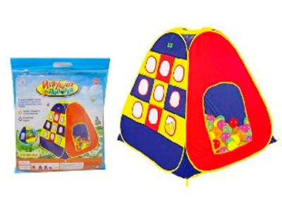 Намет "Будиночок" в пакеті розмір виробу 112*112*114см 8122 Намет "Будиночок" в пакеті розмір виробу 112*112*114см 8122