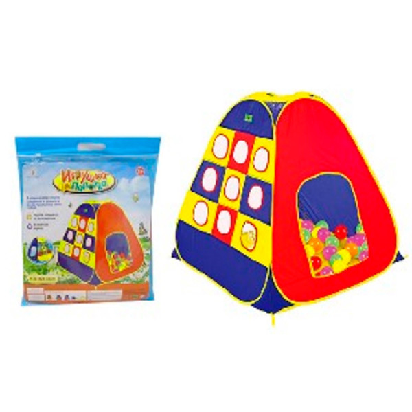 Намет "Будиночок" в пакеті розмір виробу 112*112*114см 8122 Намет "Будиночок" в пакеті розмір виробу 112*112*114см 8122