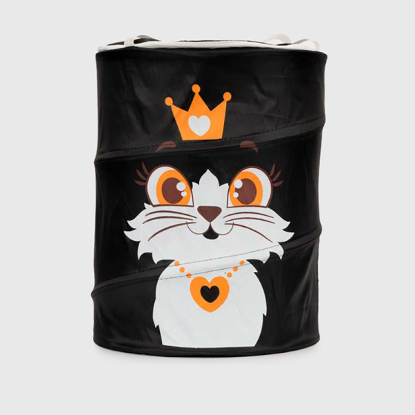 Кошик для іграшок з малюнком тварини 45*35см BT-TB-0020_Black
