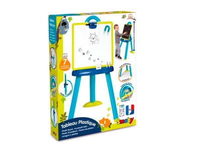 Двосторонній Мольберт blue-green зі знімною дошкою Smoby 106073 Двосторонній Мольберт blue-green зі знімною дошкою Smoby 106073